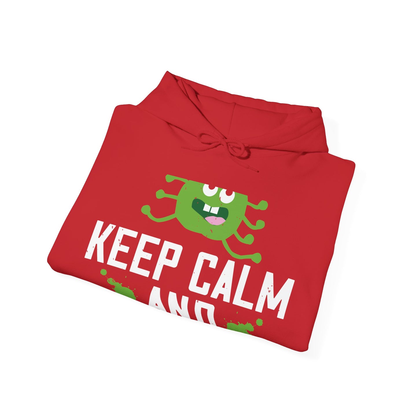 keep calm and quarantine-01 — Unisex Heavy Blend Hoodie (G18500)