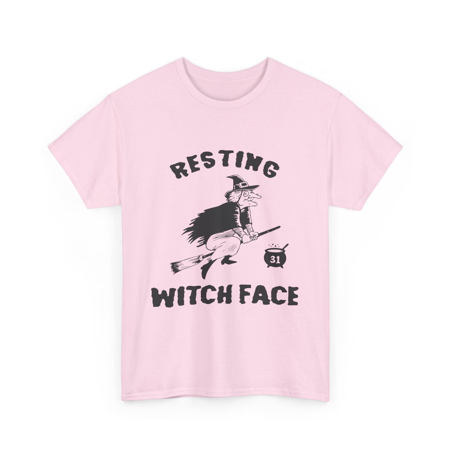 Resting Witch Face Halloween T-Shirt - Funny Witch Tee