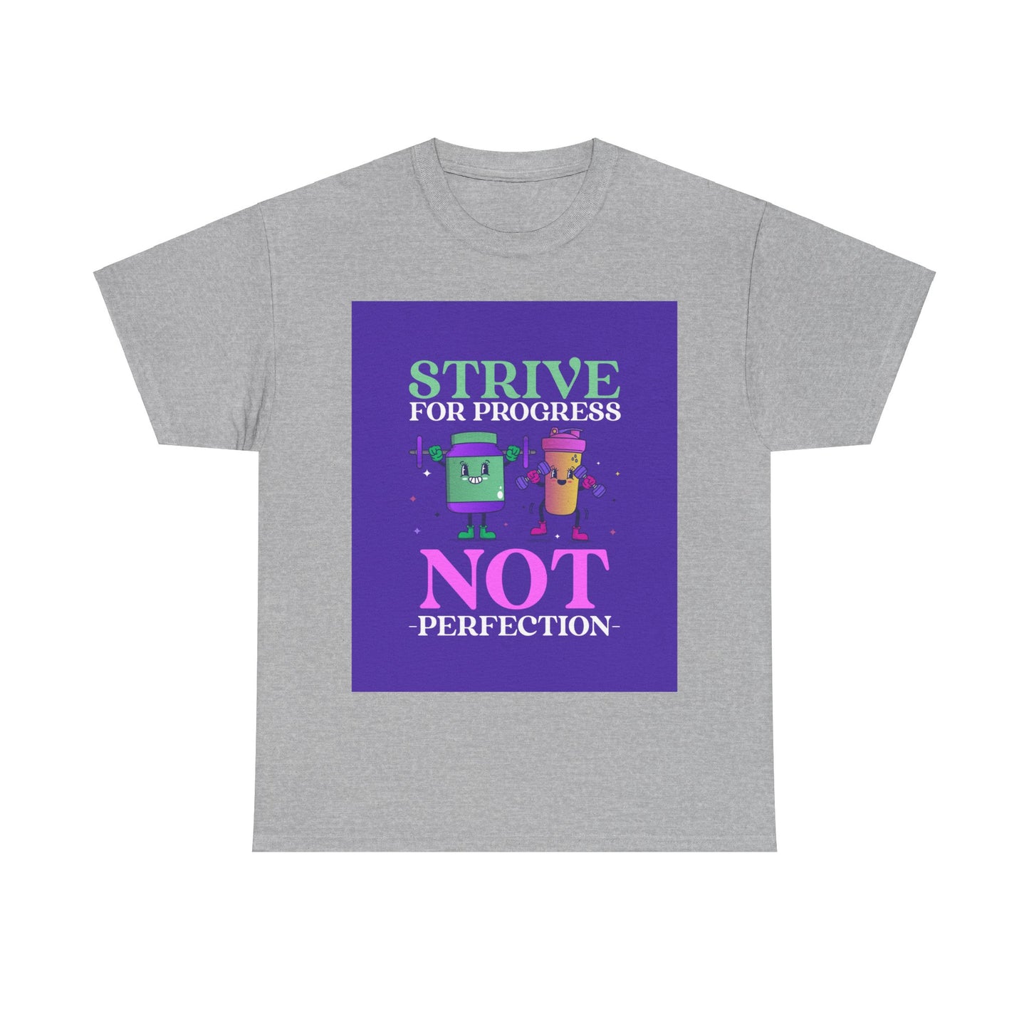 Strive for Progress, Not Perfection, Motivational Shirt, Inspirational Tee, Positive Affirmation, Personal Growth, Self-Improvement