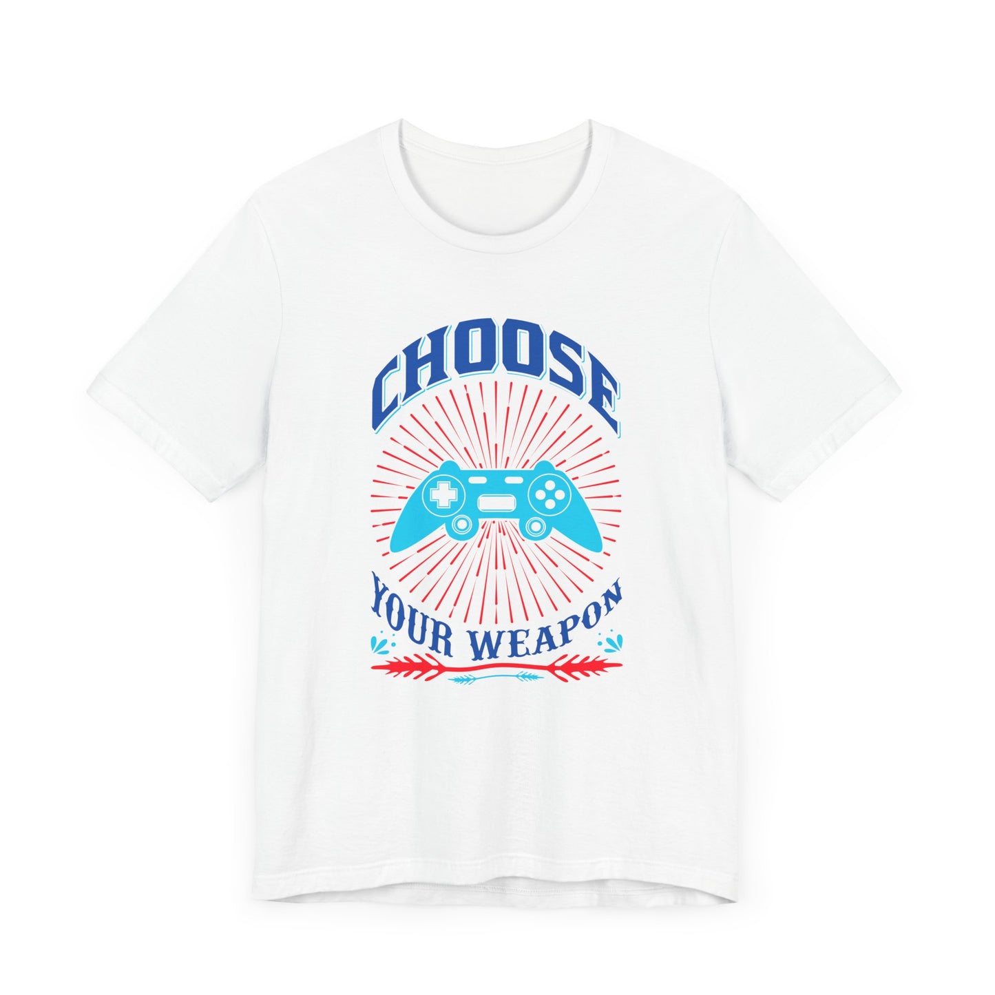 Choose Your Weapon T-shirt, Gaming Tshirt, Gameboy Shirt, Game Lover Unisex Shirt, Crewneck Shirt, Short Sleeve Tee, Gift for Him