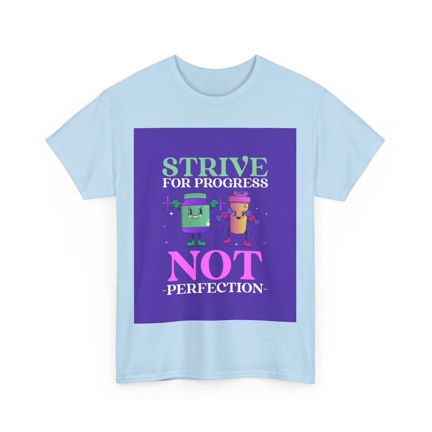 Strive for Progress, Not Perfection, Motivational Shirt, Inspirational Tee, Positive Affirmation, Personal Growth, Self-Improvement