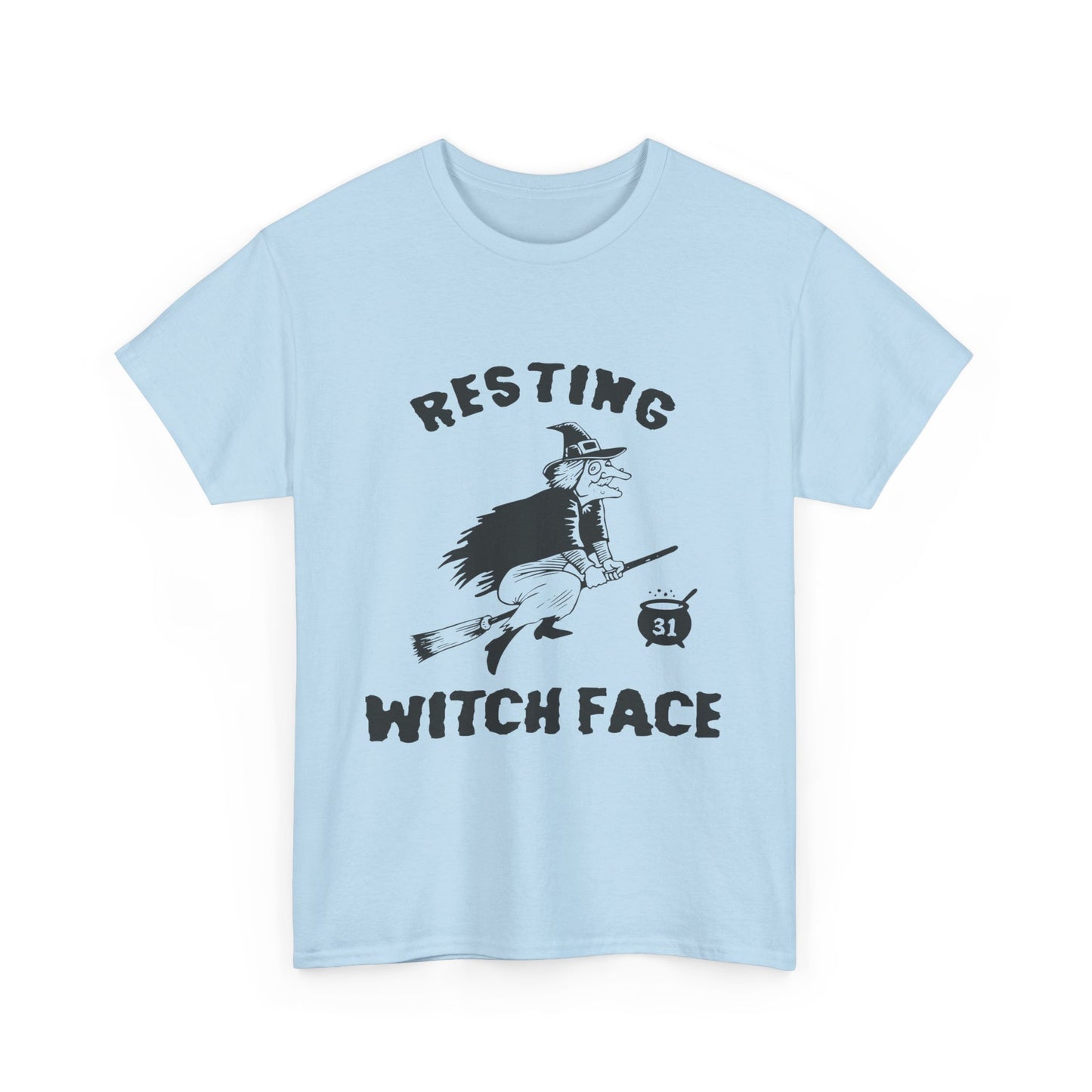 Resting Witch Face Halloween T-Shirt - Funny Witch Tee