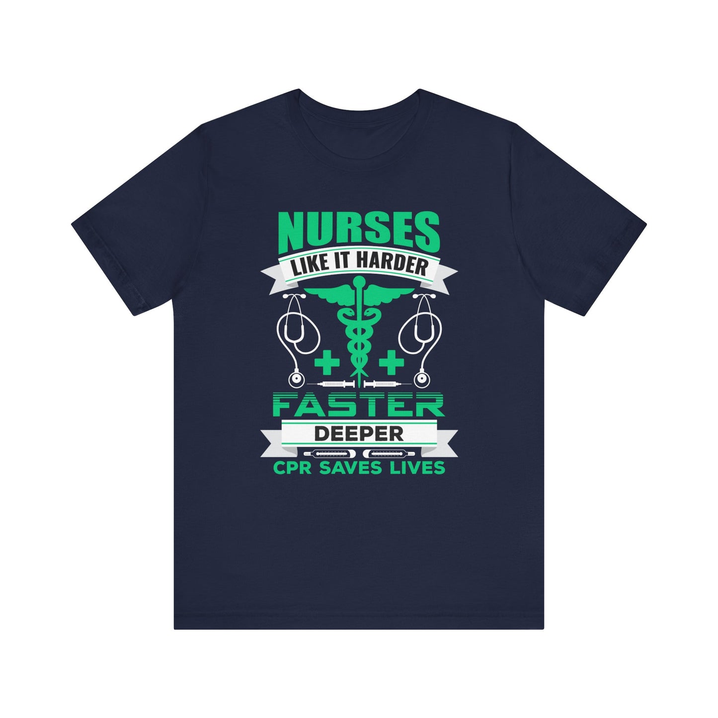 Nurses Like It Harder Faster Deeper T-shirt, Nurse Tshirt, Doctor Unisex Shirt, Crewneck Shirt, Short Sleeve Tee, Gift for Him, Gift for Her