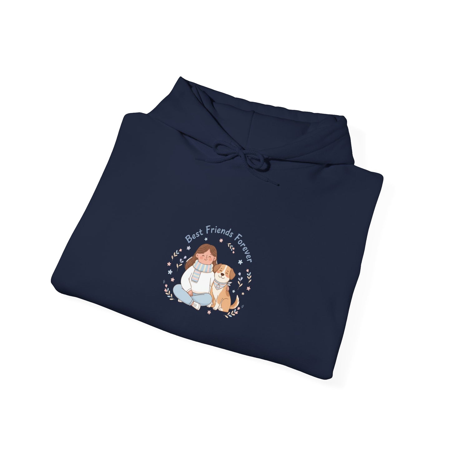 Pet Mom Illustration Hoodie | pet owner matching, paw print design
