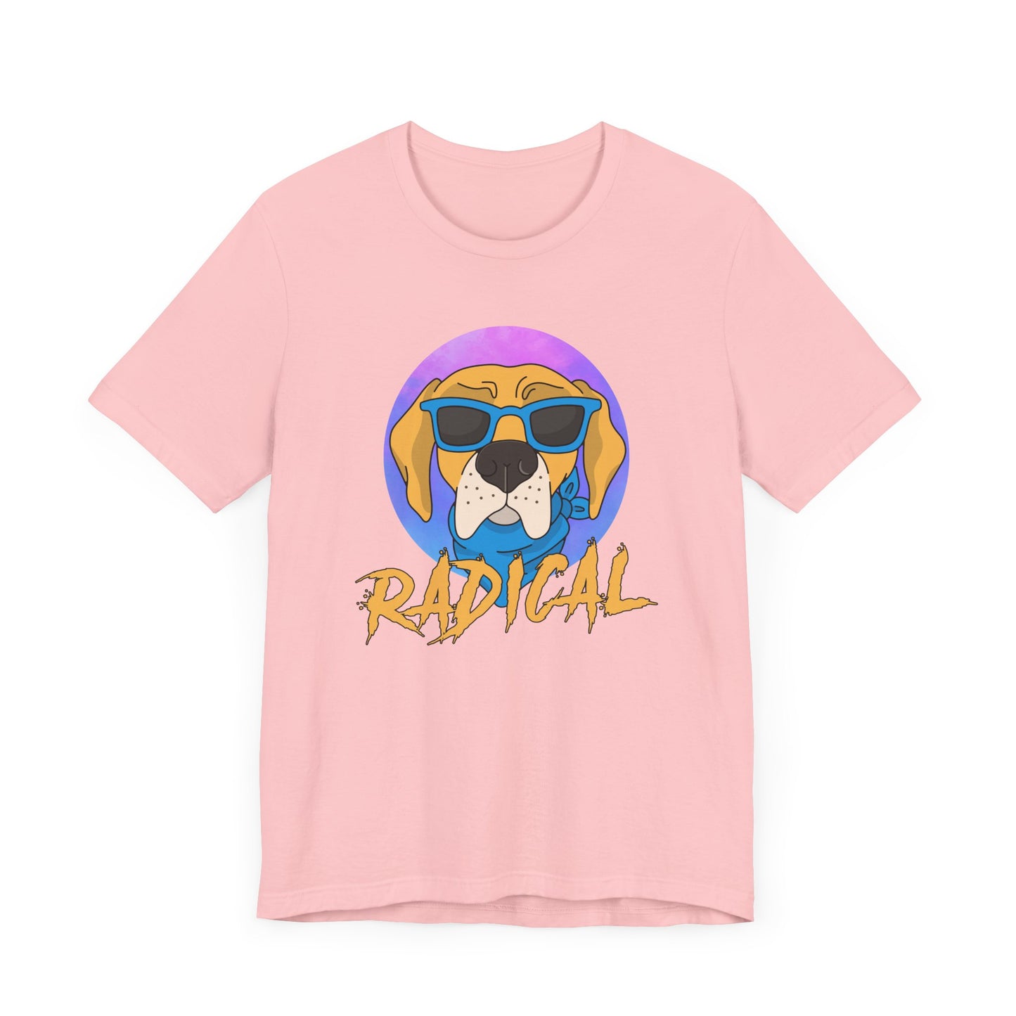 Radical T-shirt, Dog Lover Tshirt, Animal Shirt, Cool Dog Unisex Shirt, Crewneck Shirt, Short Sleeve Tee, Gift for Him, Gift for Her
