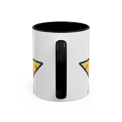 Plain Square and compass — Accent Mug 11/15oz