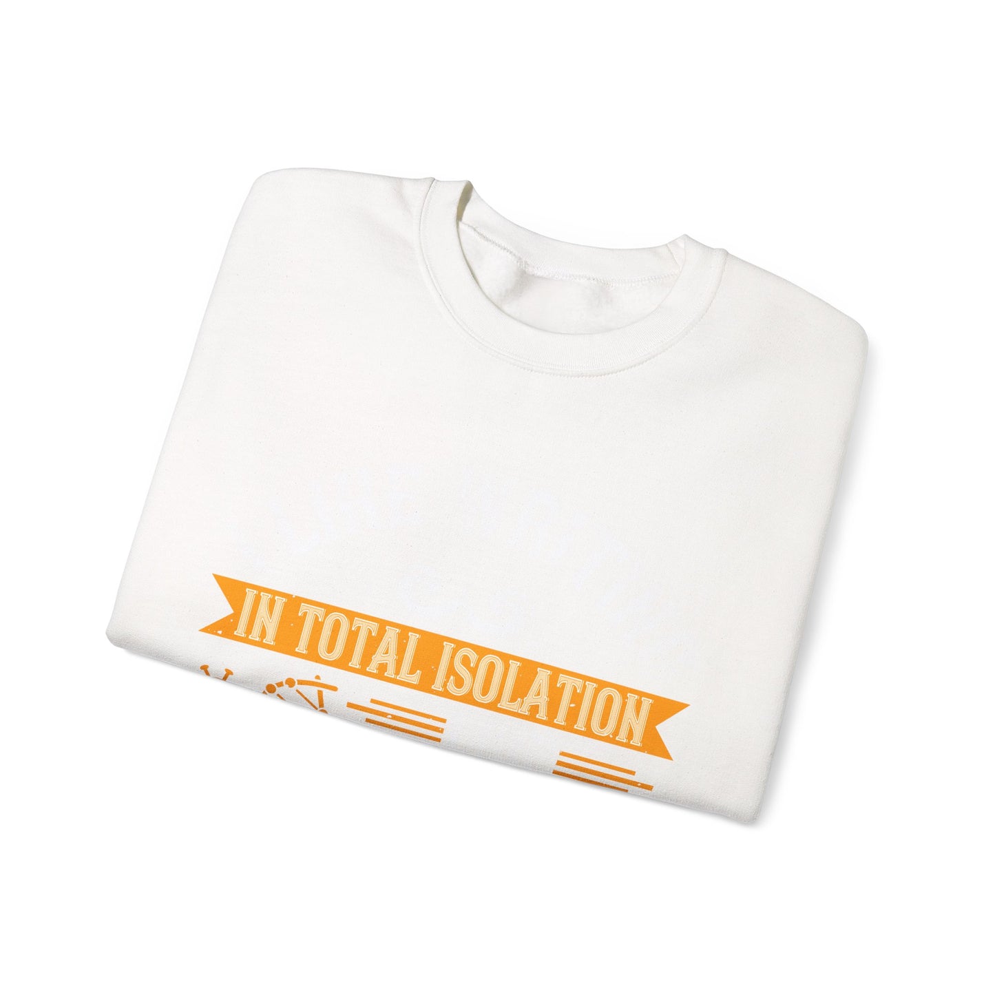 I like writing in total isolation like out in the woods somewhere-01 — Unisex Heavy Blend Crewneck (G18000)