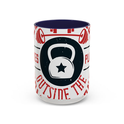 All progress takes place outside the comfort zone-01 — Accent Mug 11/15oz