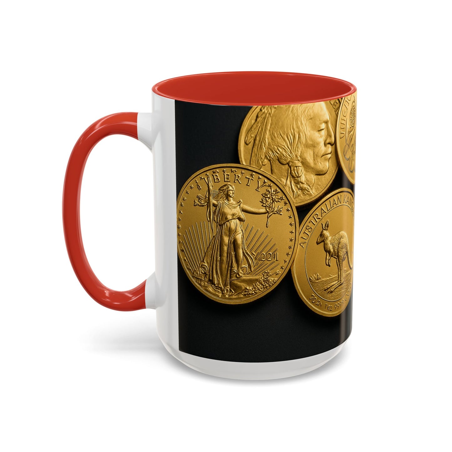 Absolute bullion banner and pictures of gold Jul 5, 2025, 06_39_35 PM — Accent Mug 11/15oz