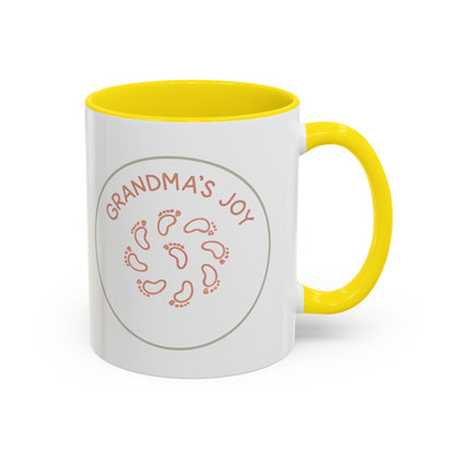 Accent Coffee Mug - Grandma's Joy | Perfect Gift for Grandparents, Coffee Lovers, Family Gatherings, Birthdays, Special [...]