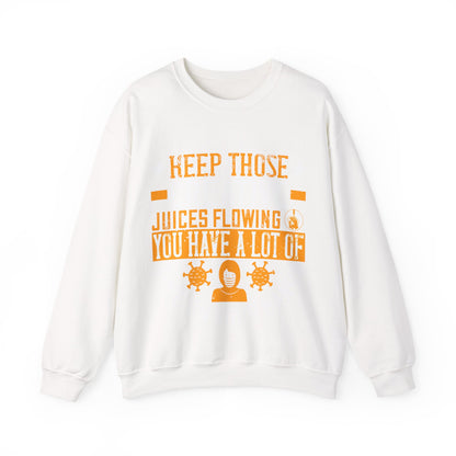 Keep those creative juices flowing. You have a lot of time on your hands!-01 — Unisex Heavy Blend Crewneck (G18000)