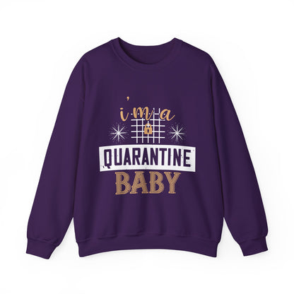 iΓÇÖm quarantine baby-01 — Unisex Heavy Blend Crewneck (G18000)