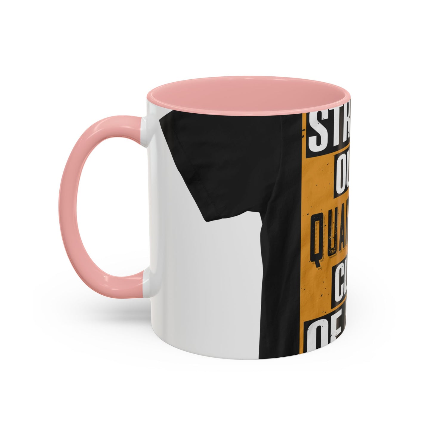 straight outta quarantine class of 2020 — Accent Mug 11/15oz