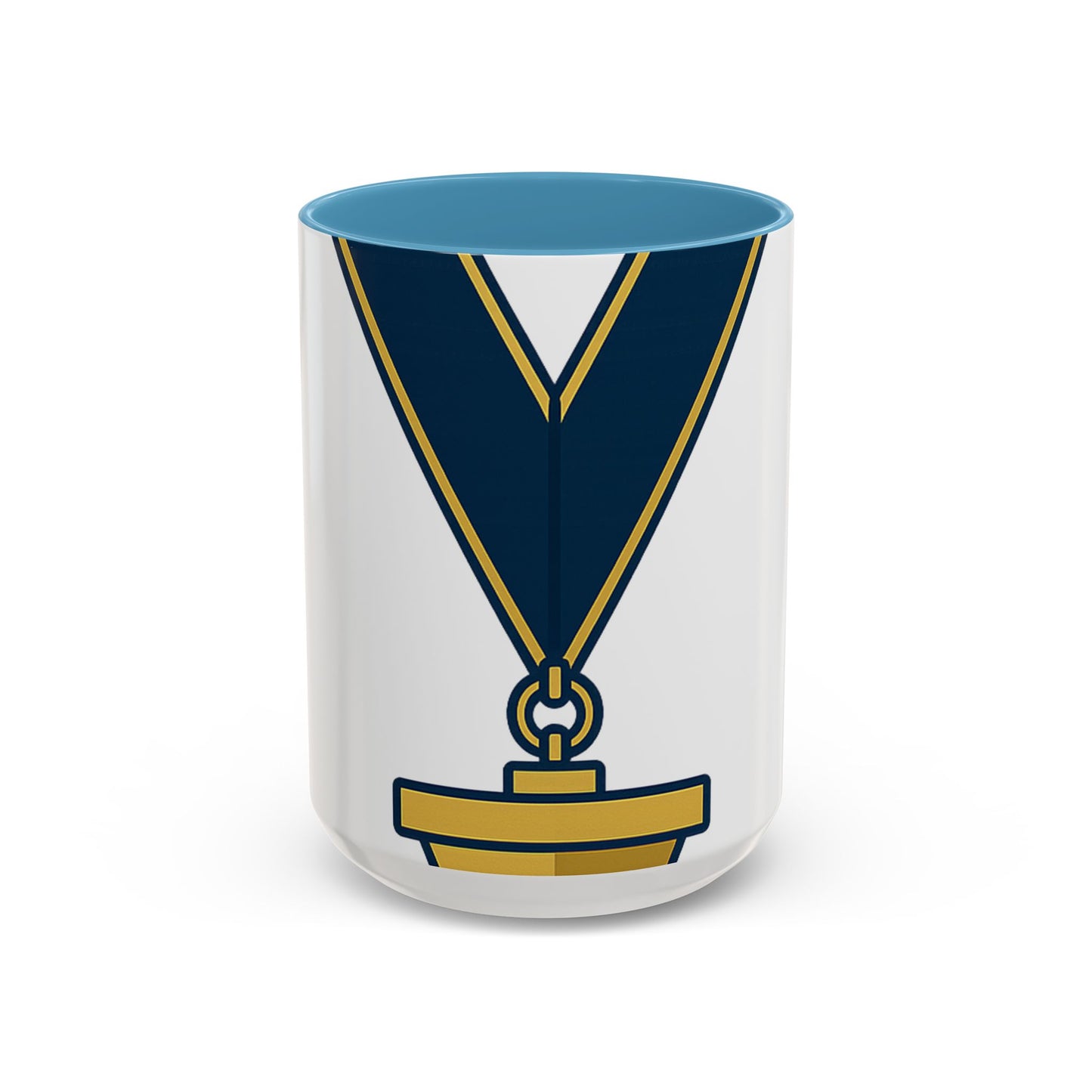 Junior Warden JW-- the plumb — Accent Mug 11/15oz