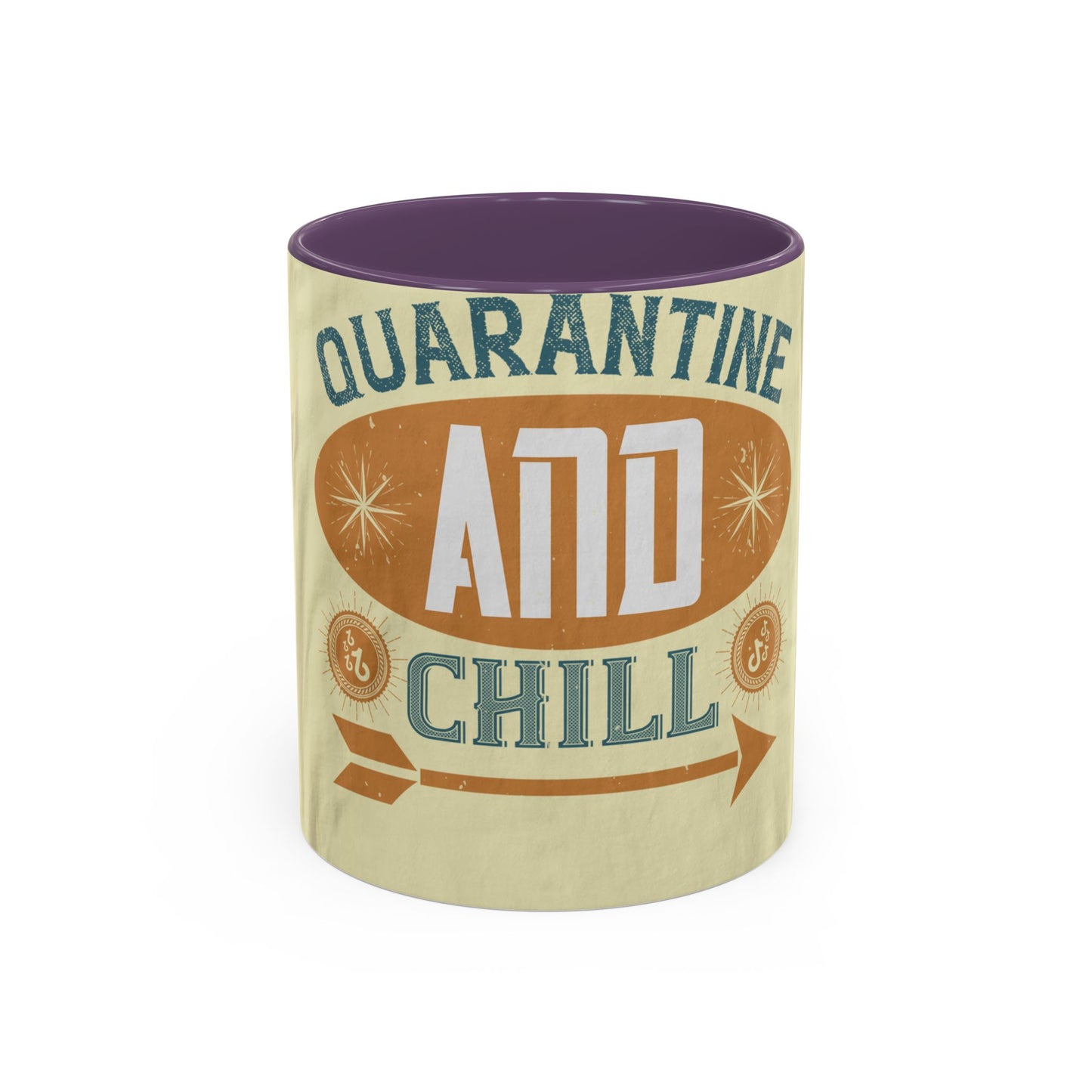 quarantine and chill — Accent Mug 11/15oz