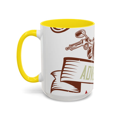 life is either a daring adventure or nothing-01 — Accent Mug 11/15oz