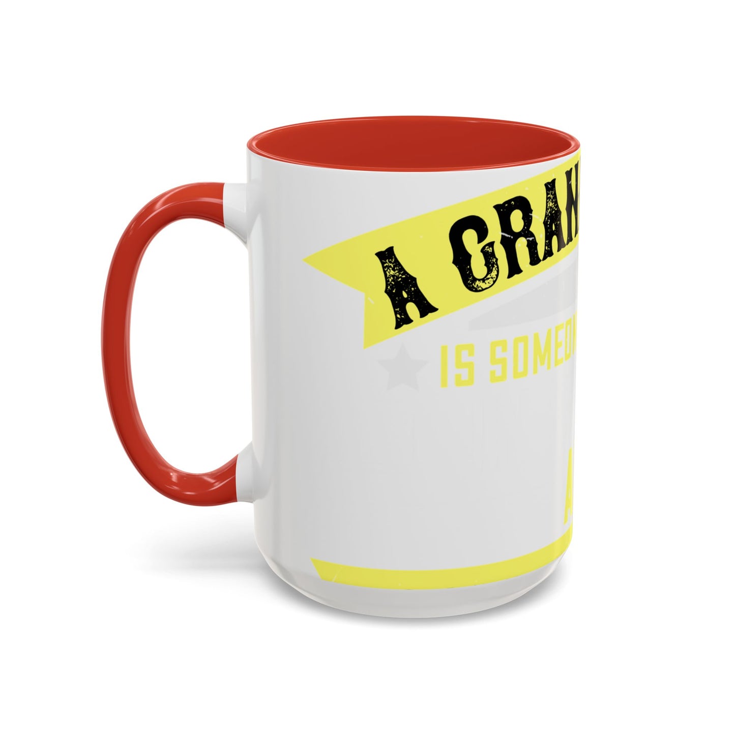 A grandfather is someone with silver-01 — Accent Mug 11/15oz