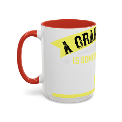 A grandfather is someone with silver-01 — Accent Mug 11/15oz