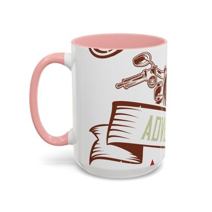 life is either a daring adventure or nothing-01 — Accent Mug 11/15oz