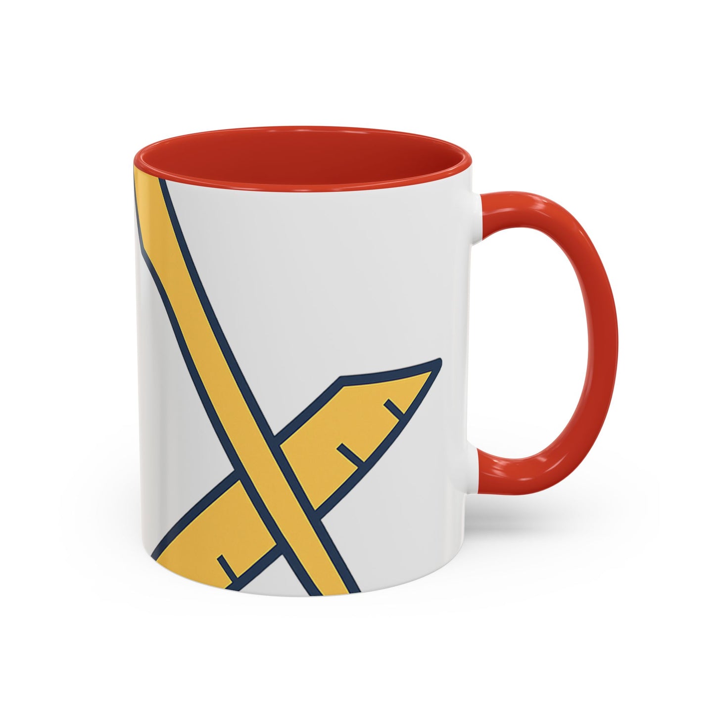 Plain Square and compass — Accent Mug 11/15oz