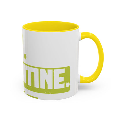 eat sleep quarantine repeat-01 — Accent Mug 11/15oz