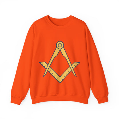 Plain Square and compass — Unisex Heavy Blend Crewneck (G18000)