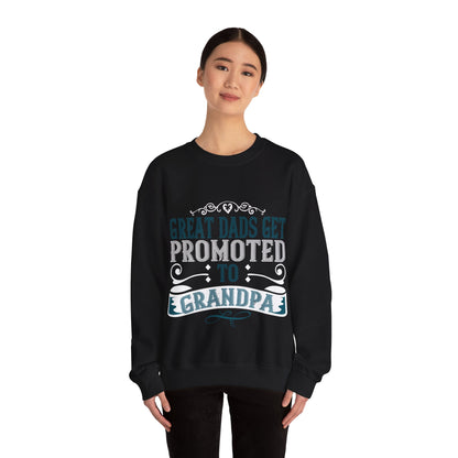Great dads get promoted to grandpa-2 — Unisex Heavy Blend Crewneck (G18000)