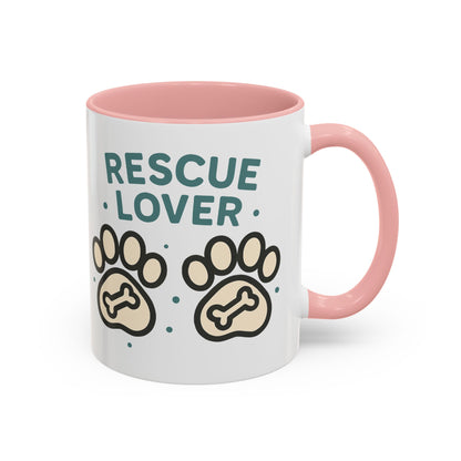 Rescue Lover Coffee Mug, Pet Owner Gift, Animal Rescue Merchandise, Dog Lover Cup, Rescue Pet Appreciation