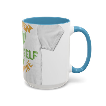 back off i'm on self quarantine — Accent Mug 11/15oz