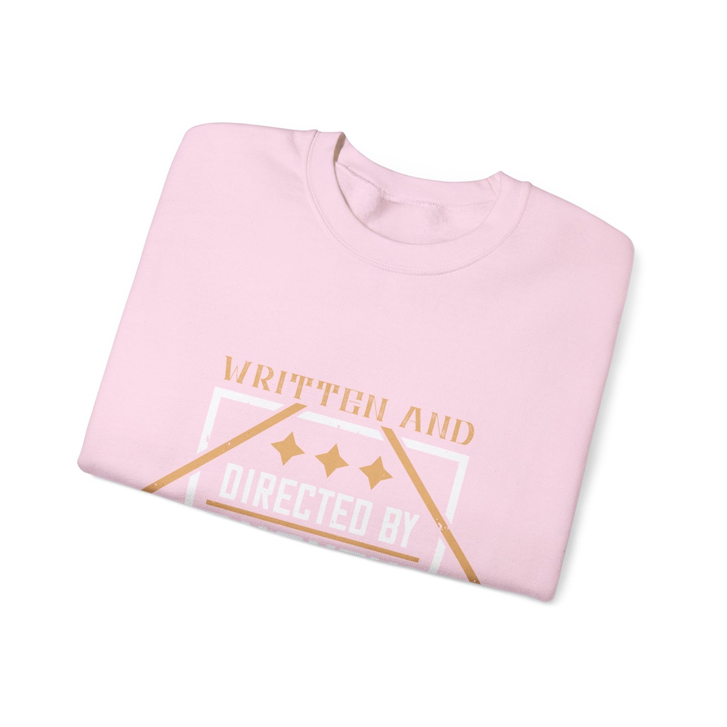 written and directed by quentin quarantine-01 — Unisex Heavy Blend Crewneck (G18000)