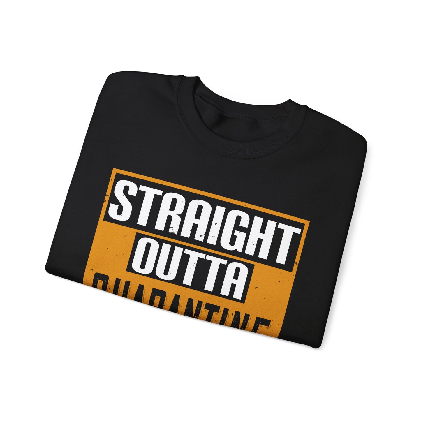 straight outta quarantine class of 2020-01 — Unisex Heavy Blend Crewneck (G18000)