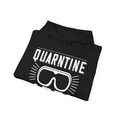 warning quarantine area-01 — Unisex Heavy Blend Hoodie (G18500)