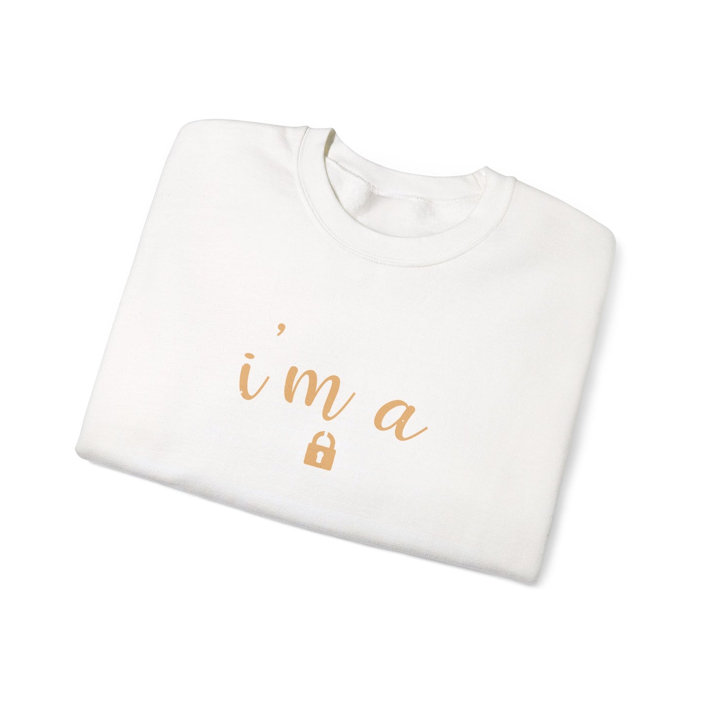 iΓÇÖm quarantine baby-01 — Unisex Heavy Blend Crewneck (G18000)