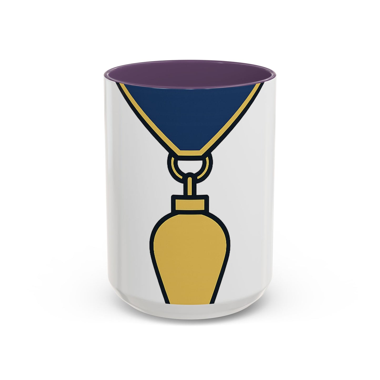 Junior Warden -JW - white bg — Accent Mug 11/15oz