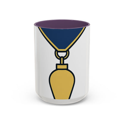 Junior Warden -JW - white bg — Accent Mug 11/15oz