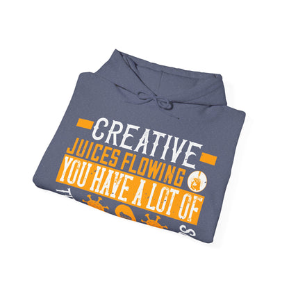 Keep those creative juices flowing. You have a lot of time on your hands!-01 — Unisex Heavy Blend Hoodie (G18500)