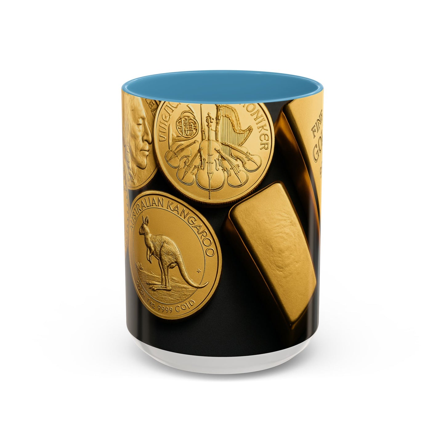 Absolute bullion banner and pictures of gold Jul 5, 2025, 06_39_35 PM — Accent Mug 11/15oz