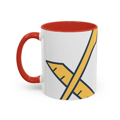 Plain Square and compass — Accent Mug 11/15oz