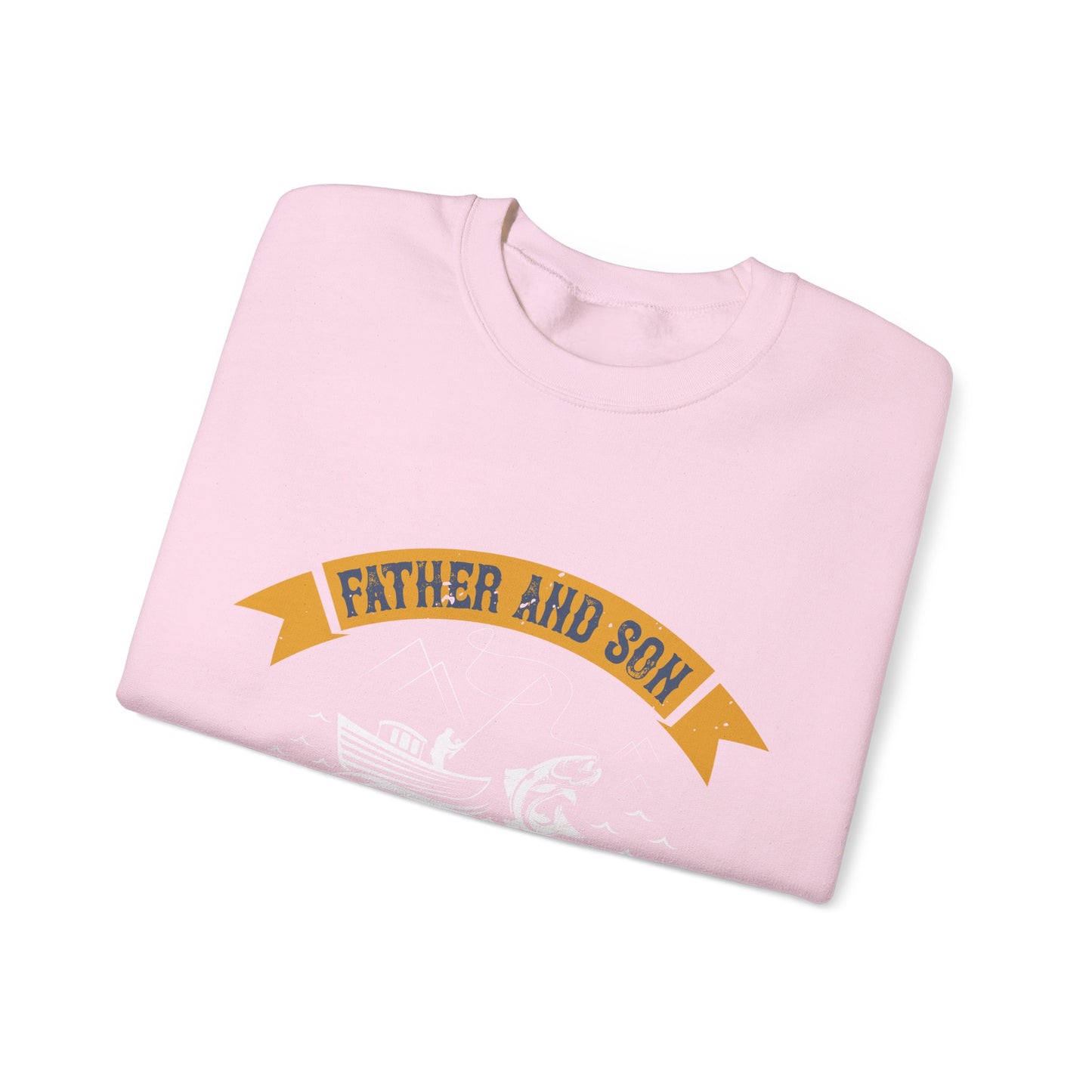 father and son fishing partners  for life-01 — Unisex Heavy Blend Crewneck (G18000)