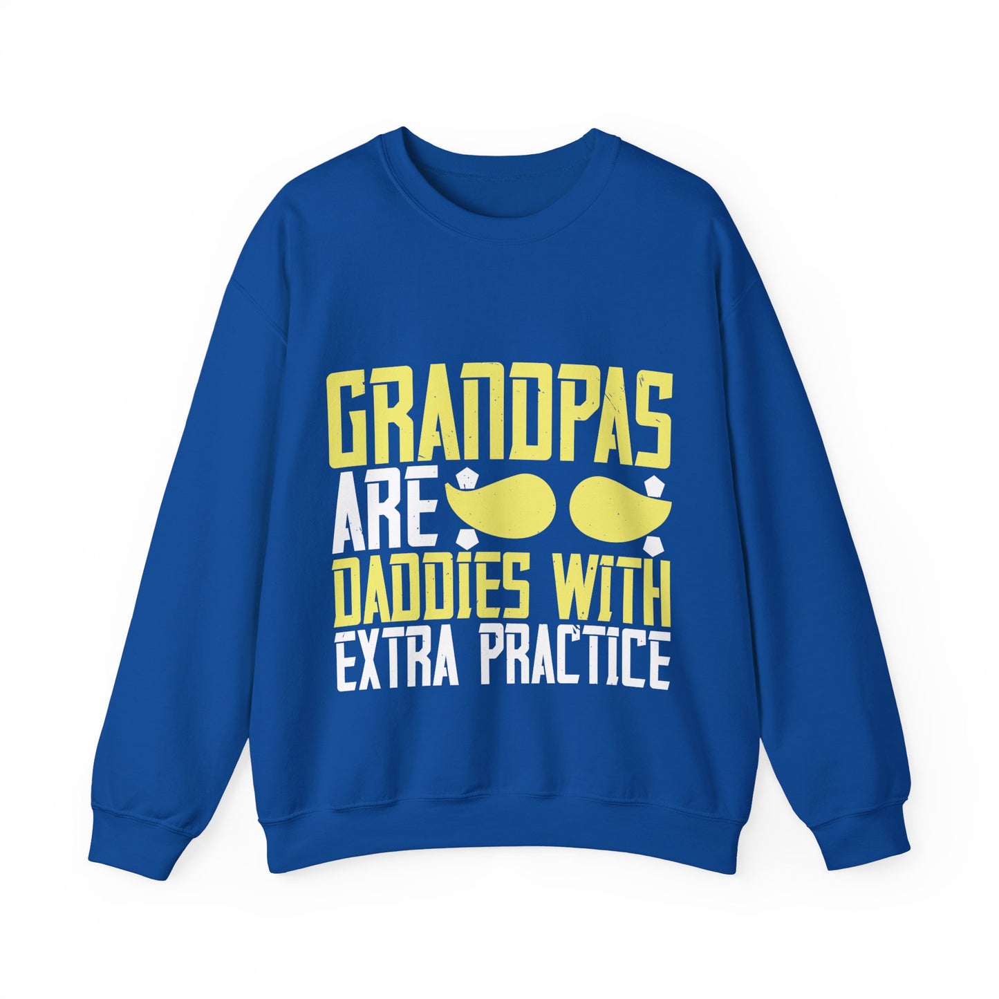 Grandpas are daddies with extra practice-02 — Unisex Heavy Blend Crewneck (G18000)