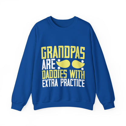 Grandpas are daddies with extra practice-02 — Unisex Heavy Blend Crewneck (G18000)