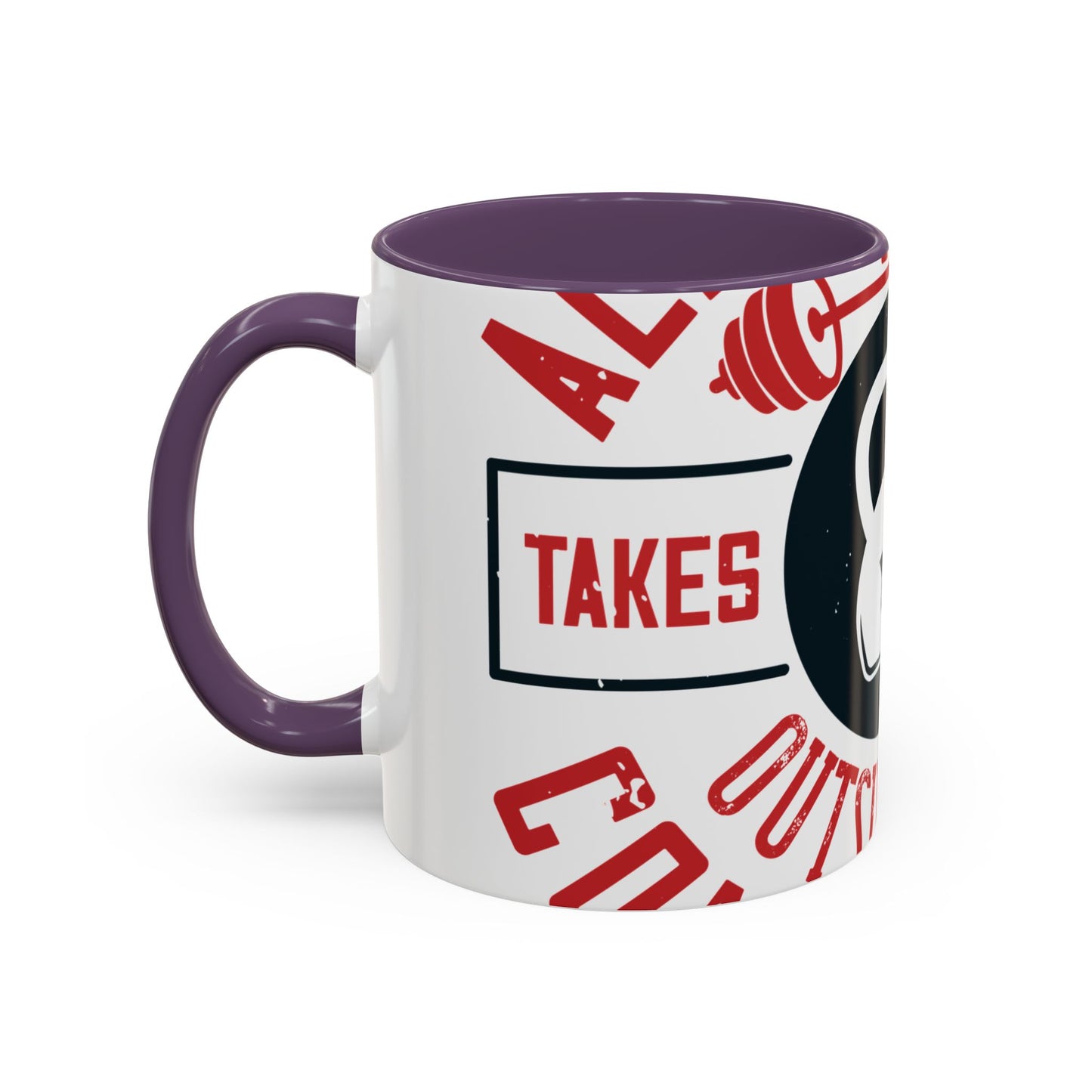 All progress takes place outside the comfort zone-01 — Accent Mug 11/15oz