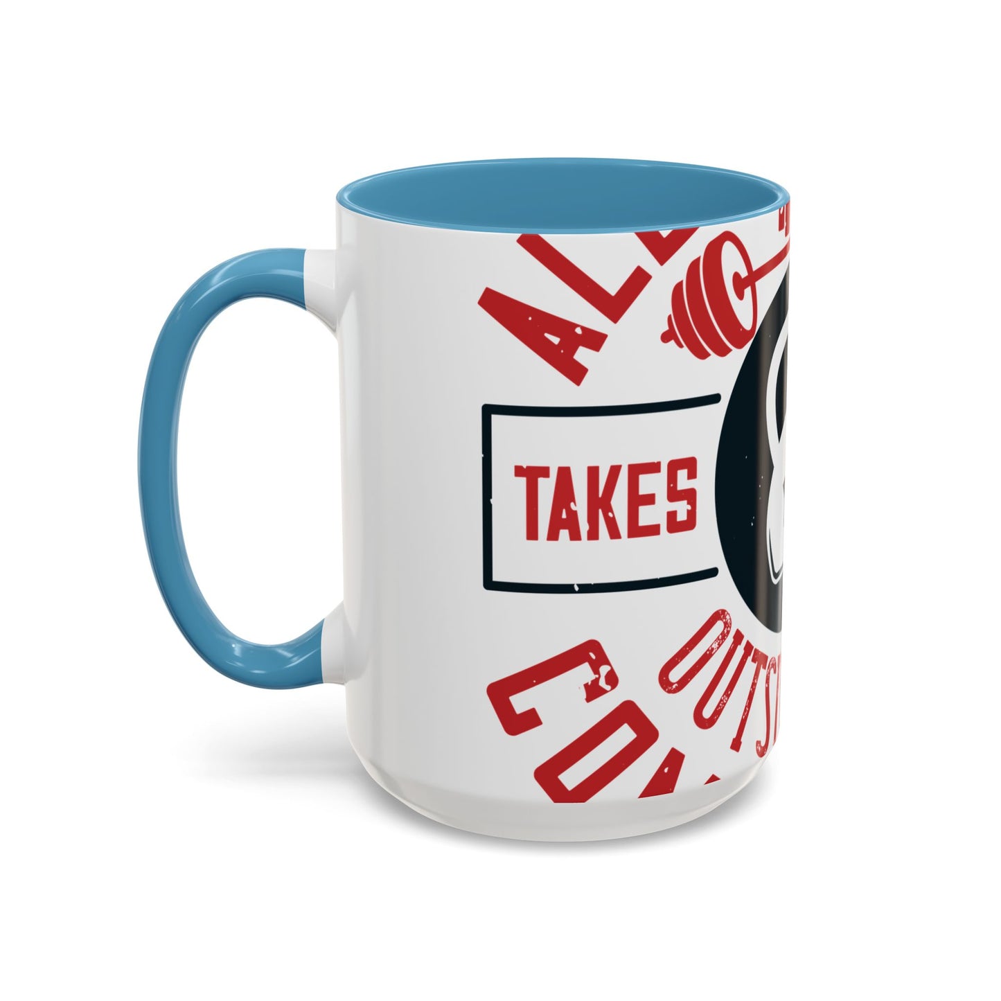 All progress takes place outside the comfort zone-01 — Accent Mug 11/15oz