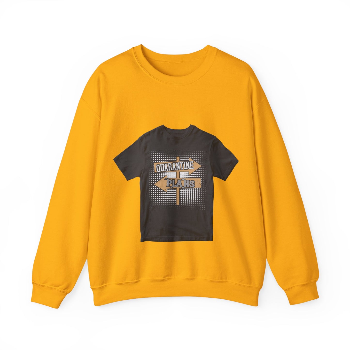 quarantine plans — Unisex Heavy Blend Crewneck (G18000)