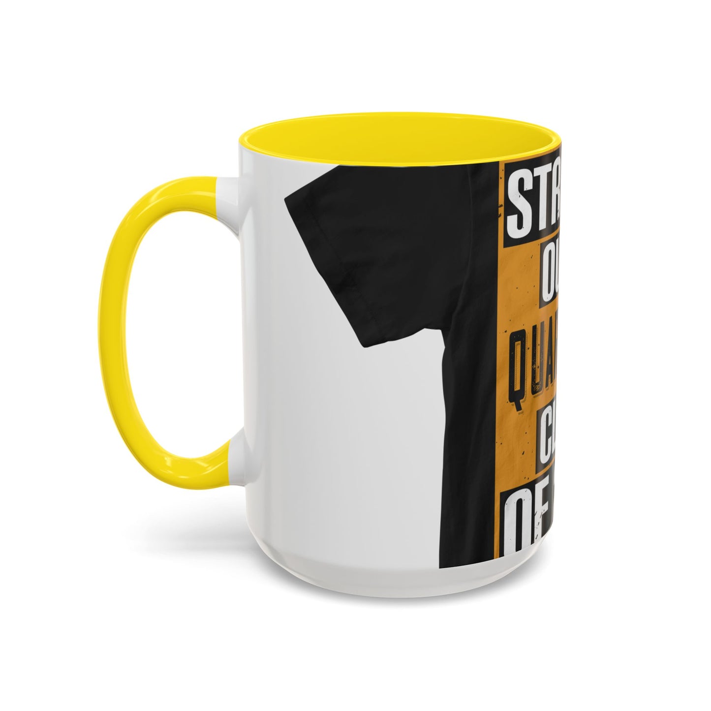 straight outta quarantine class of 2020 — Accent Mug 11/15oz