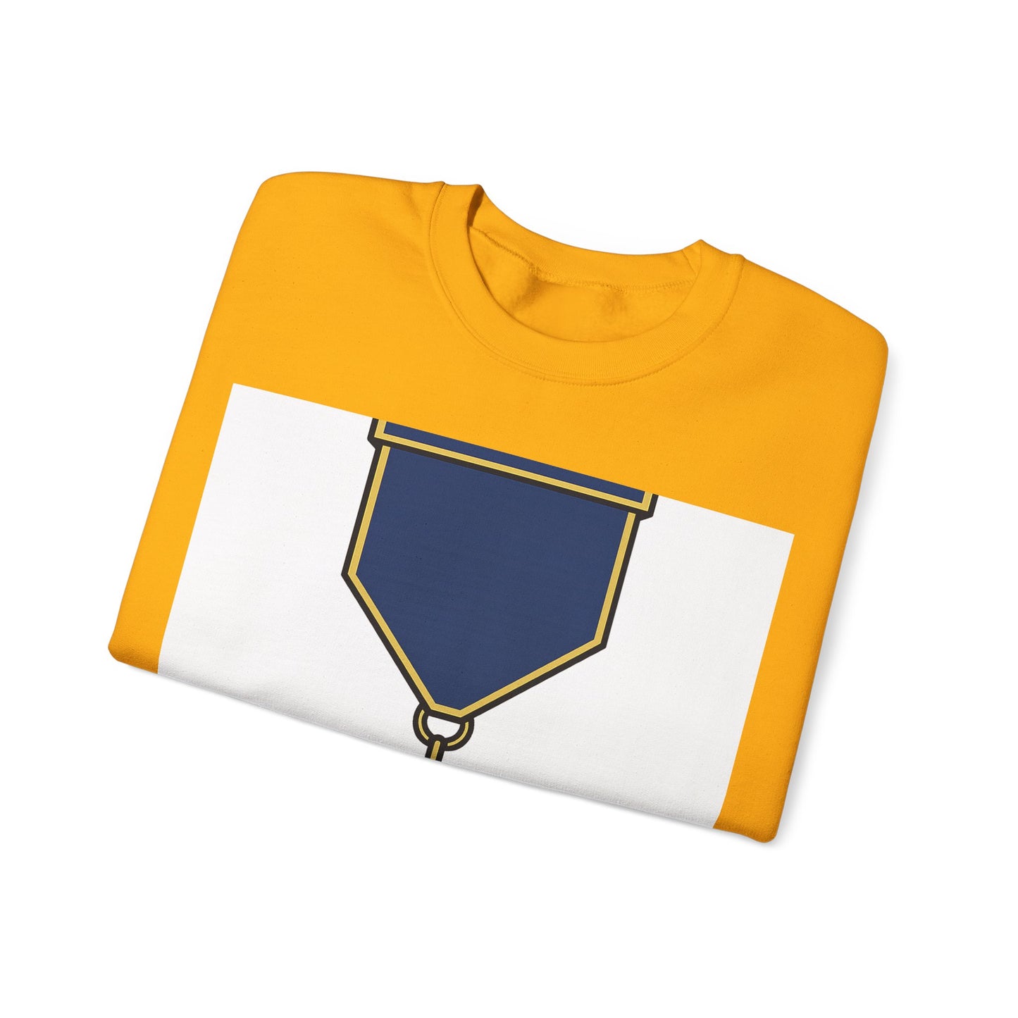 Junior Warden -JW - white bg — Unisex Heavy Blend Crewneck (G18000)