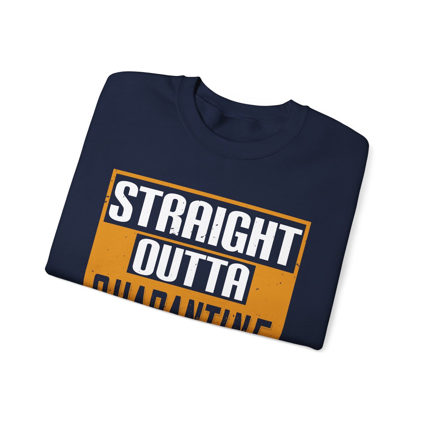 straight outta quarantine class of 2020-01 — Unisex Heavy Blend Crewneck (G18000)