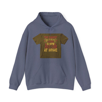 The easiest way to become a superhero is NOW! Just Stay At Home — Unisex Heavy Blend Hoodie (G18500)