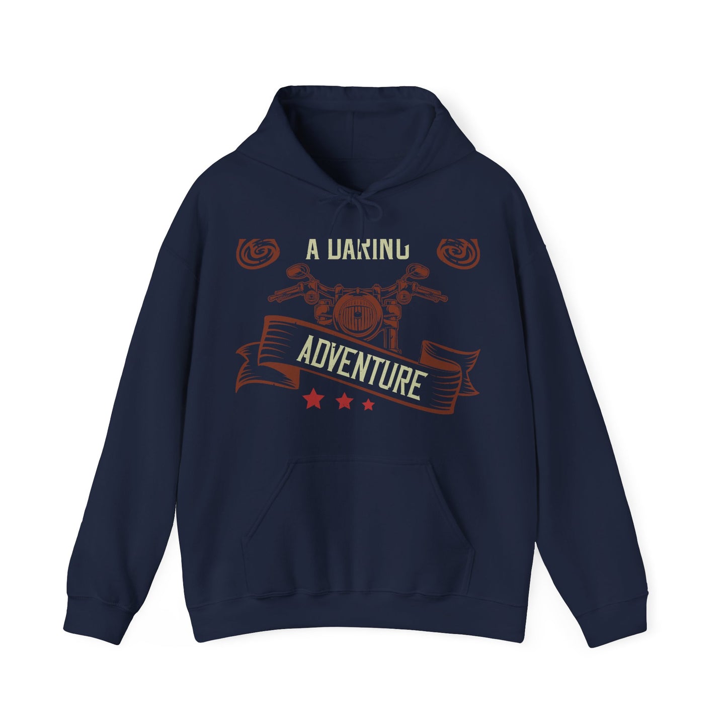 life is either a daring adventure or nothing-01 — Unisex Heavy Blend Hoodie (G18500)