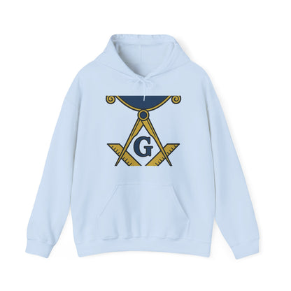 square and compass — Unisex Heavy Blend Hoodie (G18500)